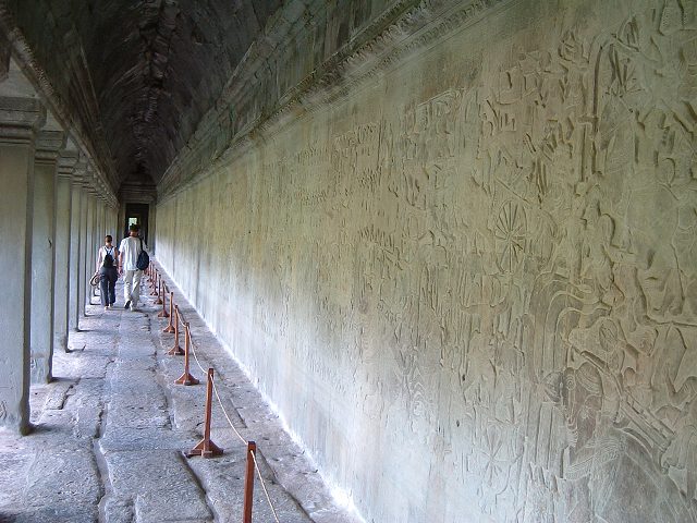 世界遺産・アンコール・ワット・廻廊の写真の写真