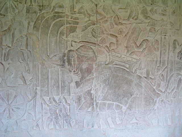 世界遺産・アンコール・ワット・壁画の写真の写真