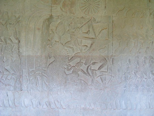 世界遺産・アンコール・ワット・壁画の写真の写真