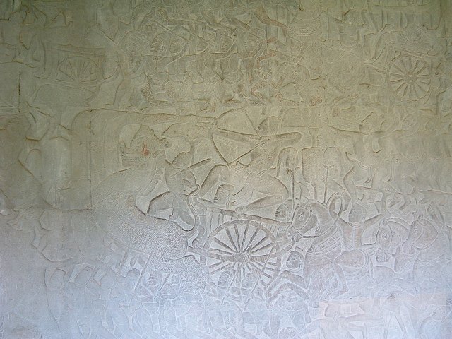 世界遺産・アンコール・ワット・壁画の写真の写真