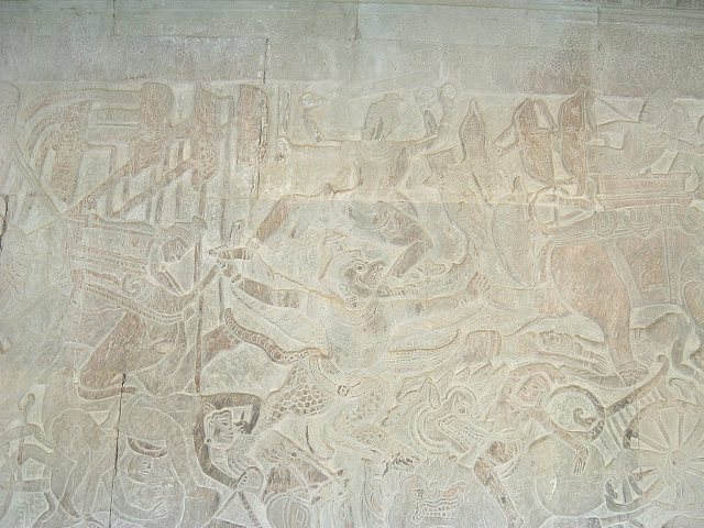 世界遺産・アンコール・ワット・壁画の写真の写真