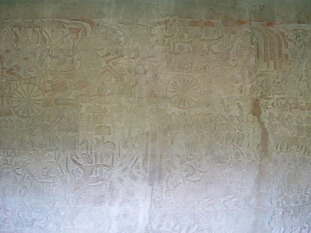 世界遺産・アンコール・ワット・壁画の写真の写真