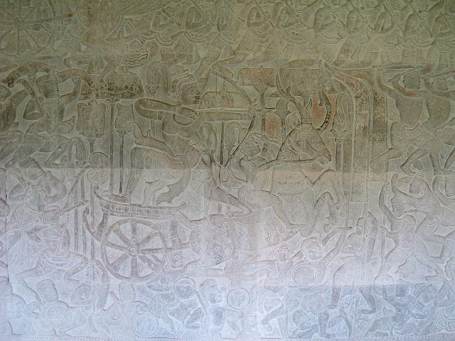 世界遺産・アンコール・ワット・壁画の写真の写真