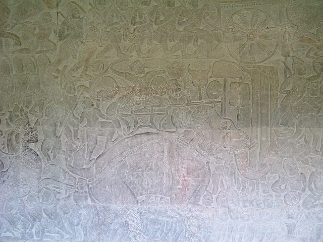 世界遺産・アンコール・ワット・壁画の写真の写真