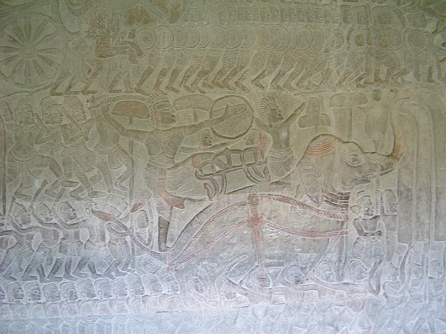 世界遺産・アンコール・ワット・壁画の写真の写真