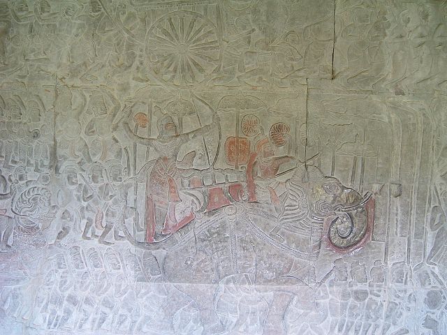 世界遺産・アンコール・ワット・壁画の写真の写真