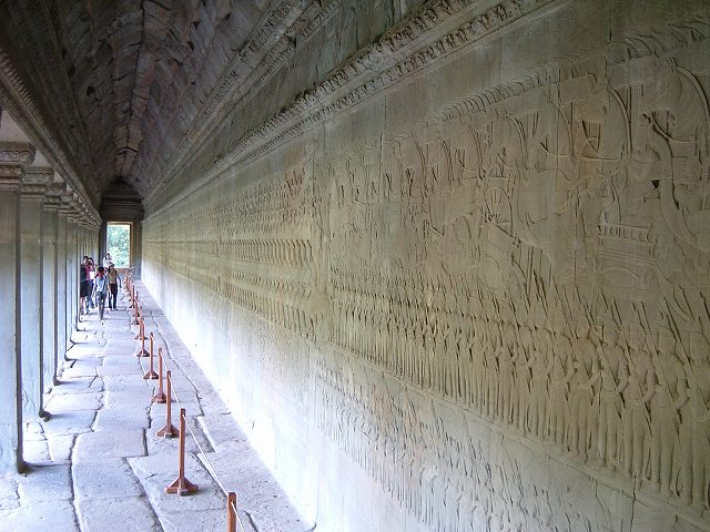 世界遺産・アンコール・ワット・廻廊の写真の写真