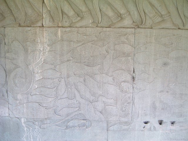 世界遺産・アンコール・ワット・壁画の写真の写真