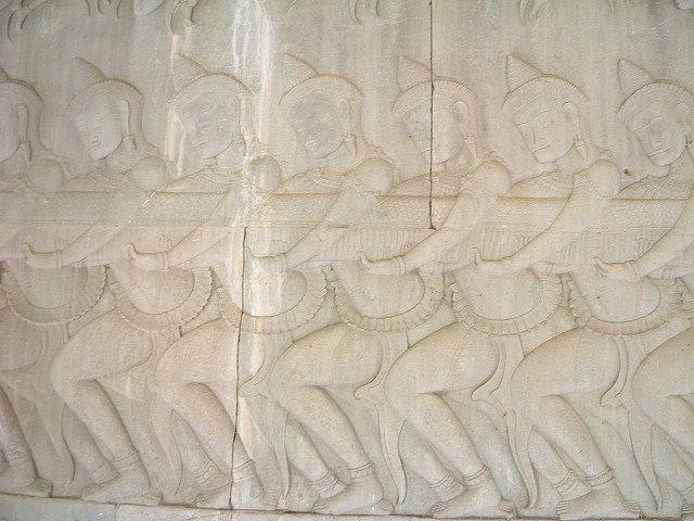 世界遺産・アンコール・ワット・壁画の写真の写真