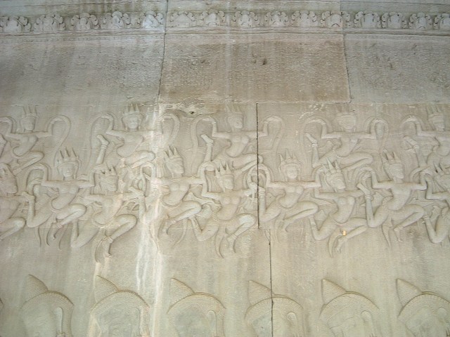 世界遺産・アンコール・ワット・壁画の写真の写真