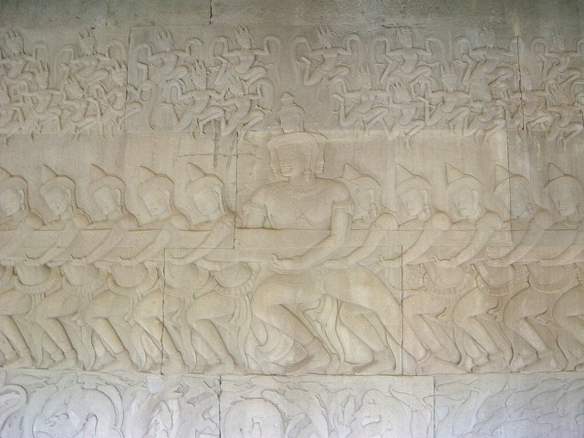 世界遺産・アンコール・ワット・壁画の写真の写真