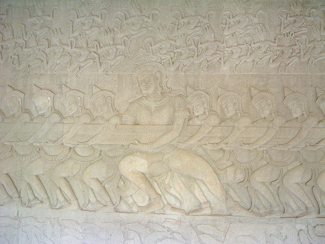 世界遺産・アンコール・ワット・壁画の写真の写真