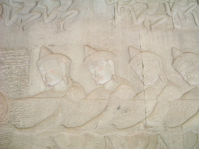 世界遺産・アンコール・ワット・壁画の写真の写真