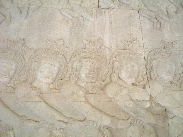 世界遺産・アンコール・ワット・壁画の写真の写真