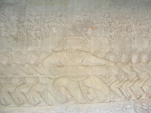 世界遺産・アンコール・ワット・壁画の写真の写真