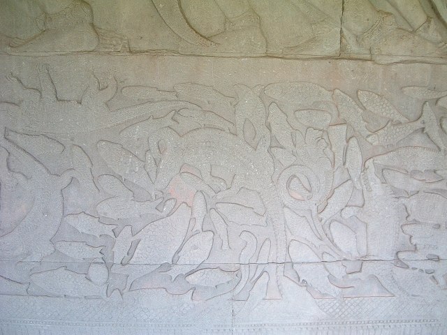 世界遺産・アンコール・ワット・壁画の写真の写真