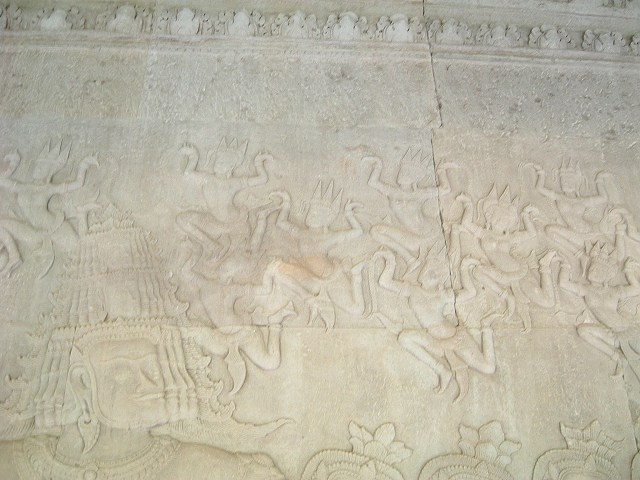 世界遺産・アンコール・ワット・壁画の写真の写真