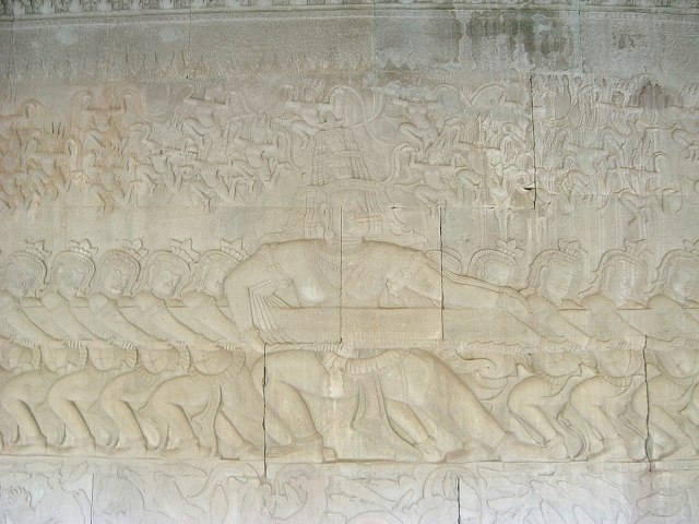 世界遺産・アンコール・ワット・壁画の写真の写真