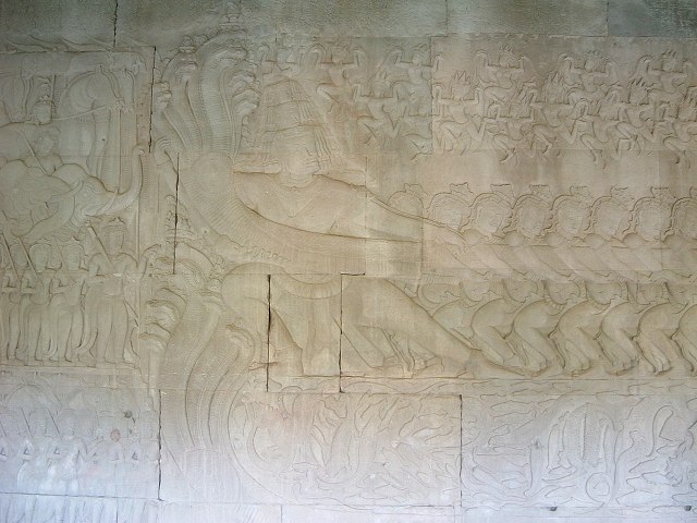 世界遺産・アンコール・ワット・壁画の写真の写真