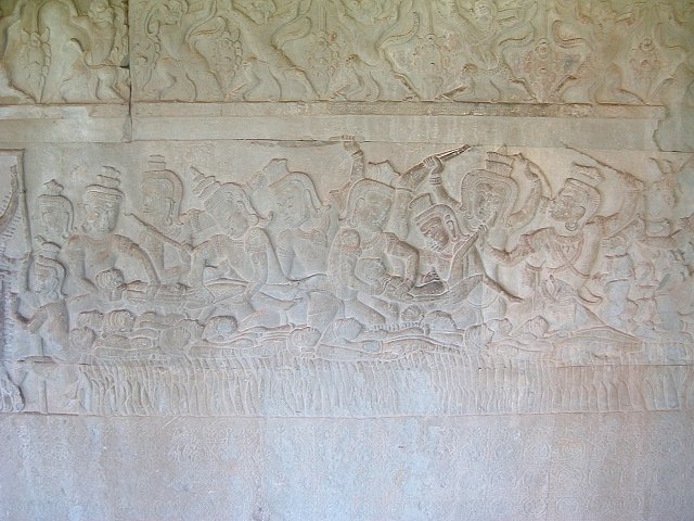 世界遺産・アンコール・ワット・壁画の写真の写真