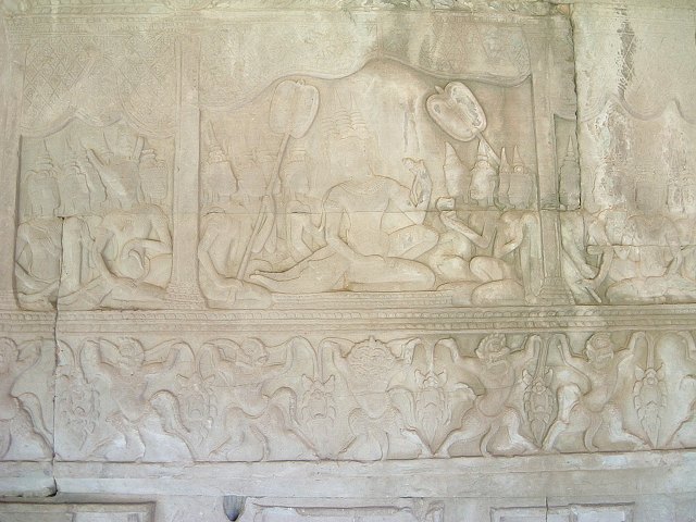 世界遺産・アンコール・ワット・壁画の写真の写真