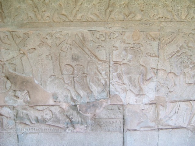 世界遺産・アンコール・ワット・壁画の写真の写真