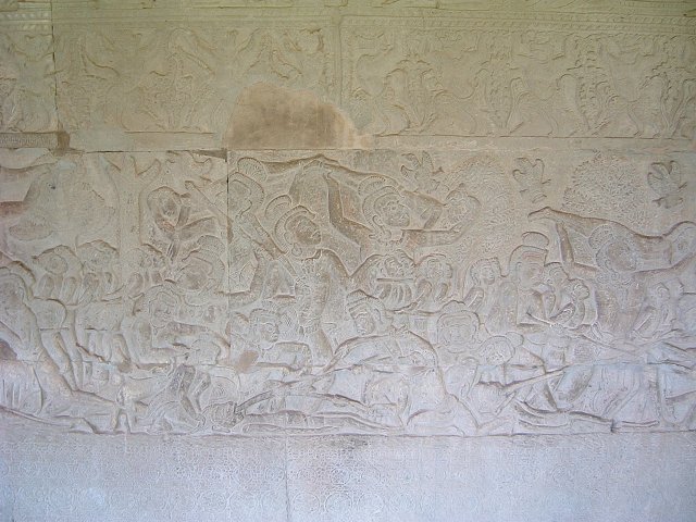 世界遺産・アンコール・ワット・壁画の写真の写真