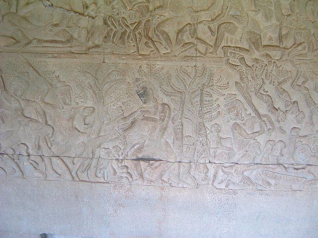 世界遺産・アンコール・ワット・壁画の写真の写真