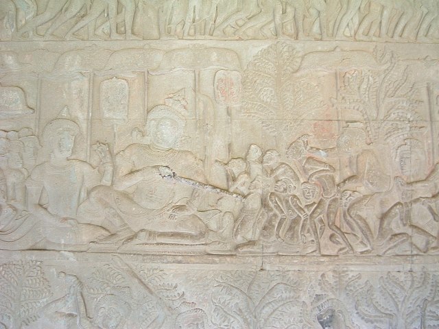 世界遺産・アンコール・ワット・壁画の写真の写真