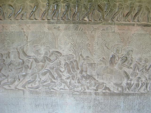 世界遺産・アンコール・ワット・壁画の写真の写真