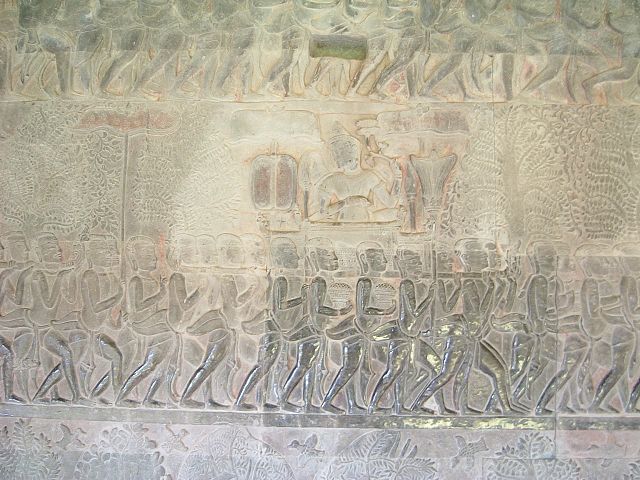 世界遺産・アンコール・ワット・壁画の写真の写真