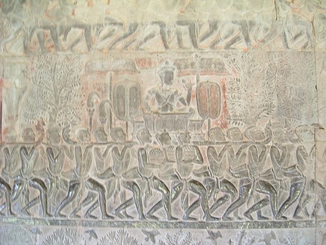 世界遺産・アンコール・ワット・壁画の写真の写真