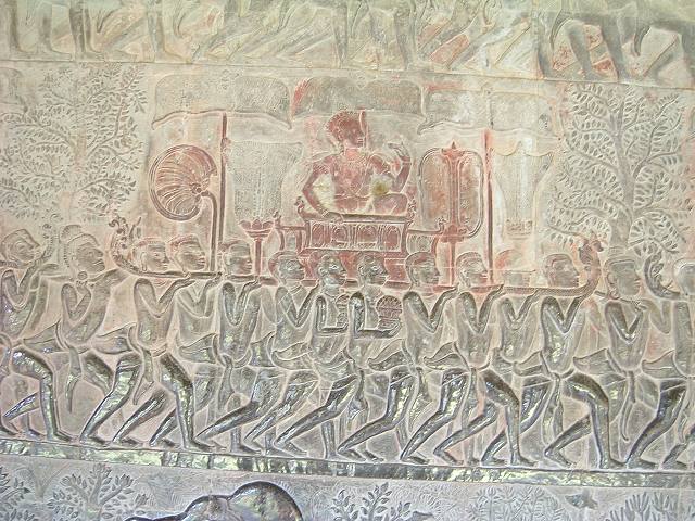 世界遺産・アンコール・ワット・壁画の写真の写真