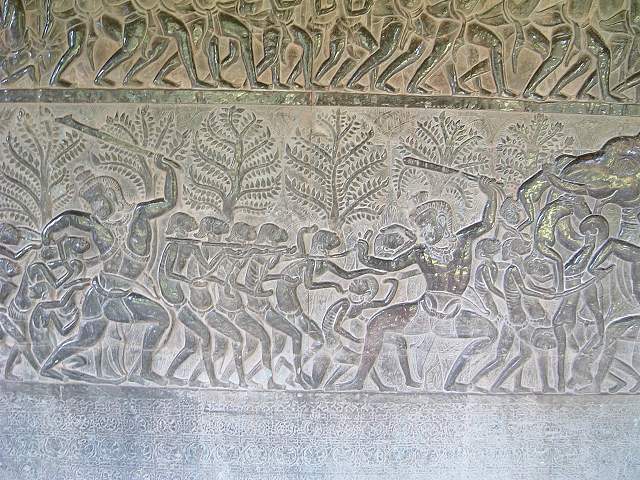 世界遺産・アンコール・ワット・壁画の写真の写真