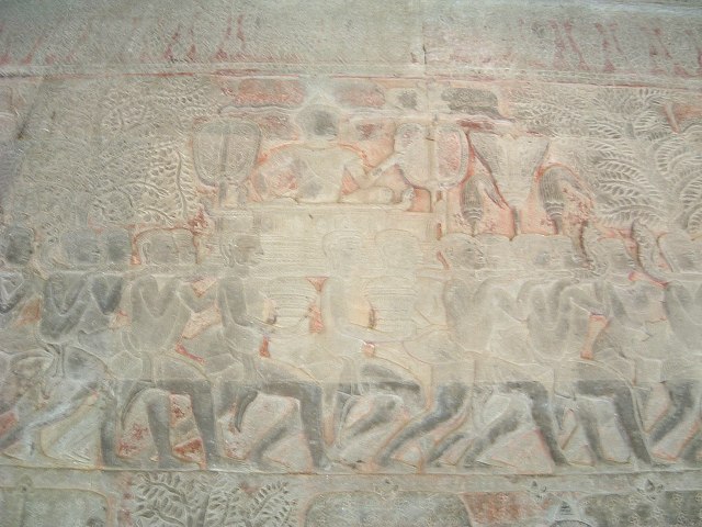 世界遺産・アンコール・ワット・壁画の写真の写真