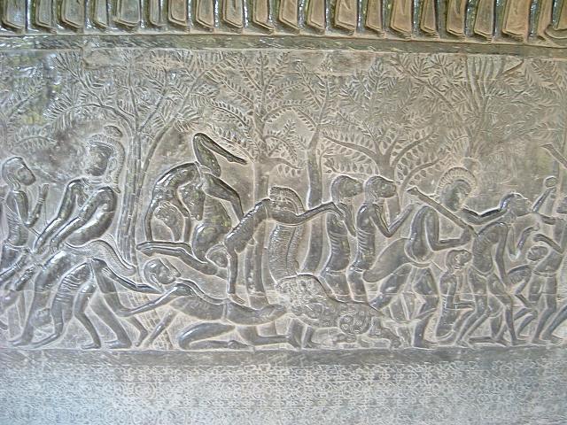 世界遺産・アンコール・ワット・壁画の写真の写真