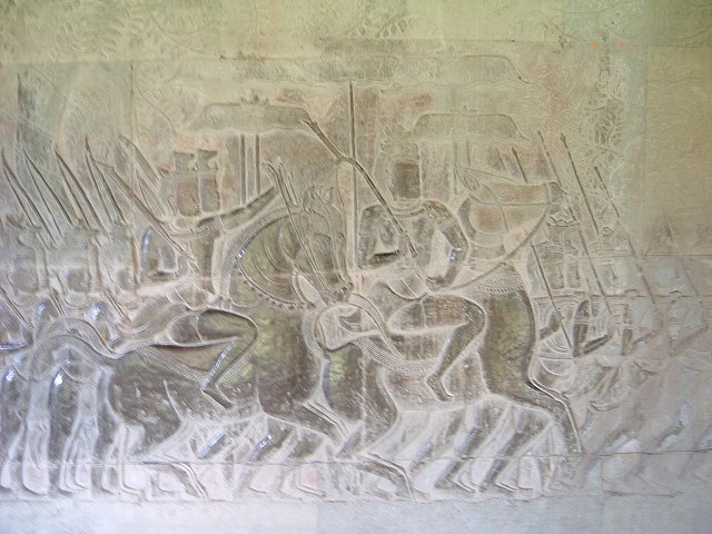 世界遺産・アンコール・ワット・壁画の写真の写真