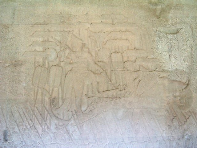 世界遺産・アンコール・ワット・壁画の写真の写真