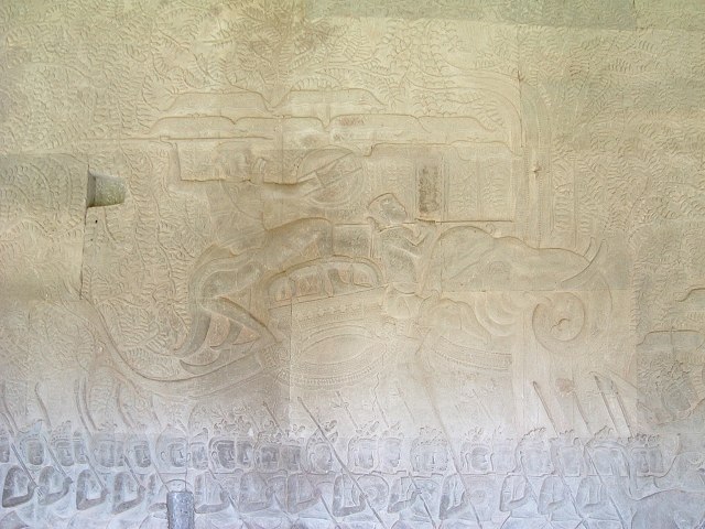 世界遺産・アンコール・ワット・壁画の写真の写真