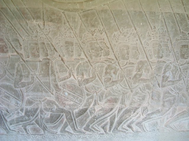 世界遺産・アンコール・ワット・壁画の写真の写真