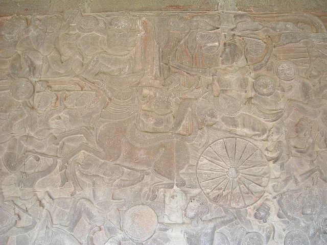 世界遺産・アンコール・ワット・壁画の写真の写真