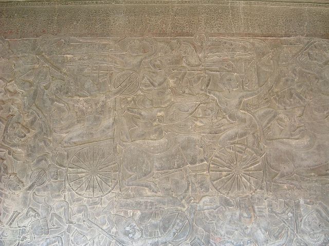 世界遺産・アンコール・ワット・壁画の写真の写真