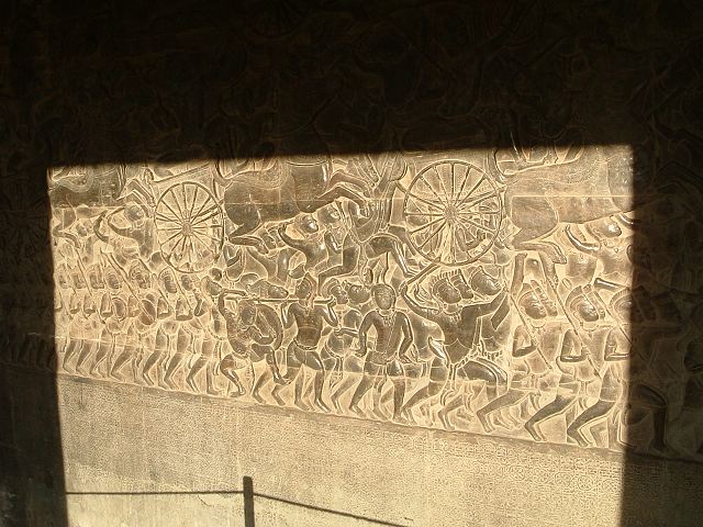 世界遺産・アンコール・ワット・壁画の写真の写真