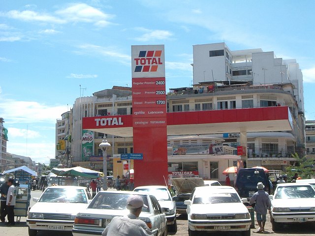 プノンペン・ガソリンスタンドの写真の写真