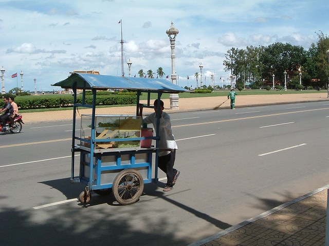 プノンペン・屋台の写真の写真