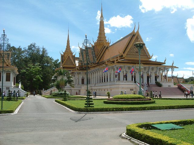 プノンペン・王宮・即位殿の写真の写真