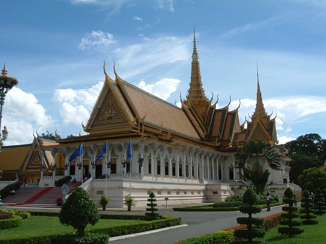 プノンペン・王宮・即位殿の写真の写真