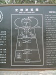 明十三陵・定陵・案内図