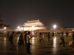 夜の天安門前広場２