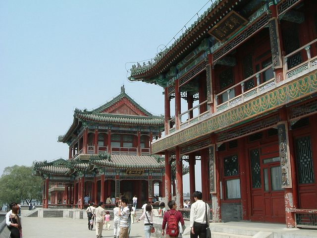 頤和園の写真の写真